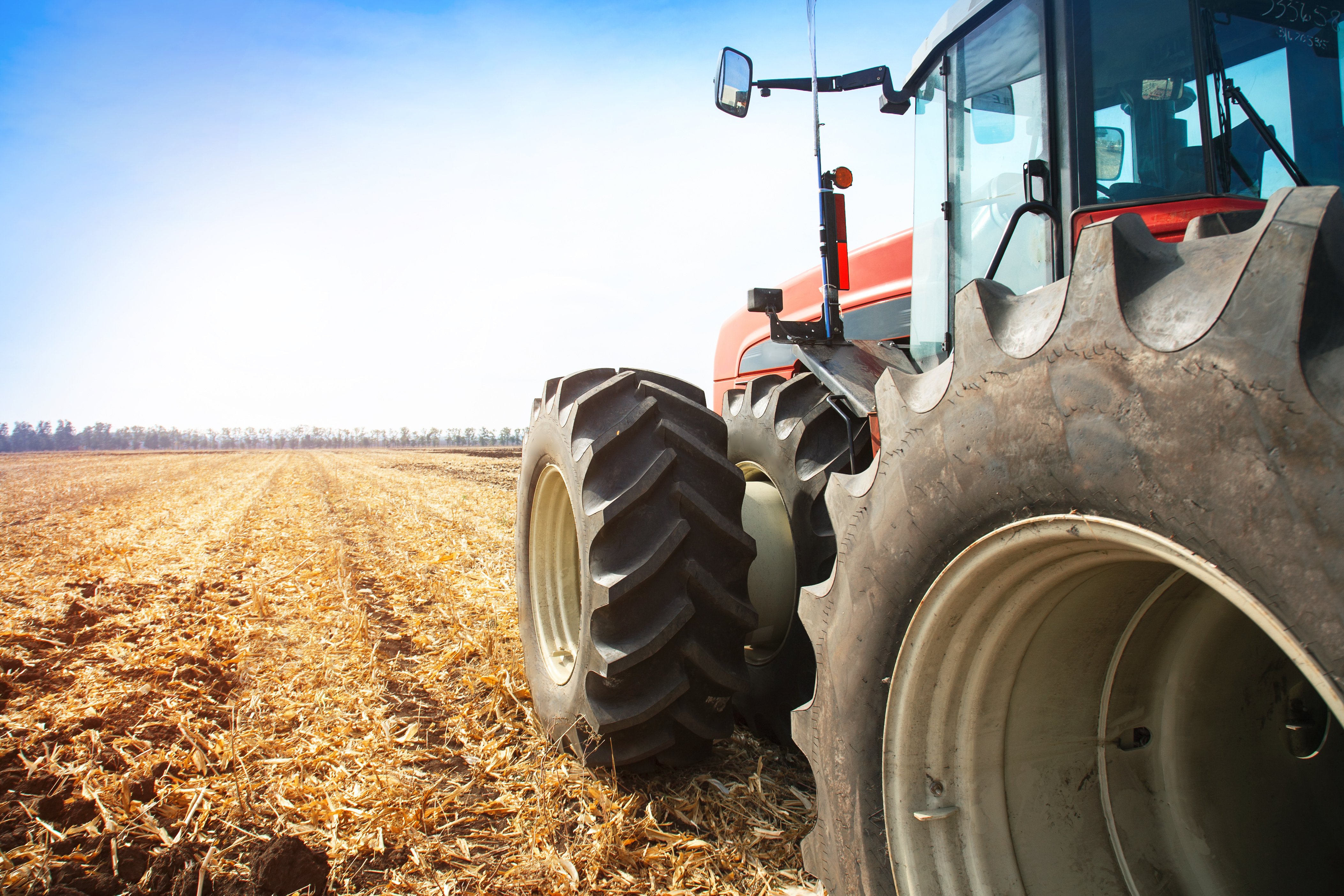 Tractor in Field